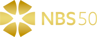 The history of NBS - NBS at 50 logo
