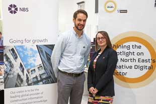 Pictured: Robin Cordy director of digital commerce at NBS and Eleanor Forsyth networks manager at Digital Union. 
