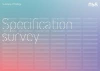 NBS Specification Survey