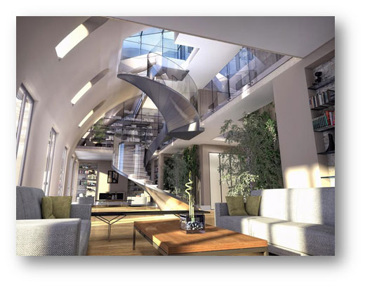 Figure 1 &ndash; Stunning visualisations from a BIM