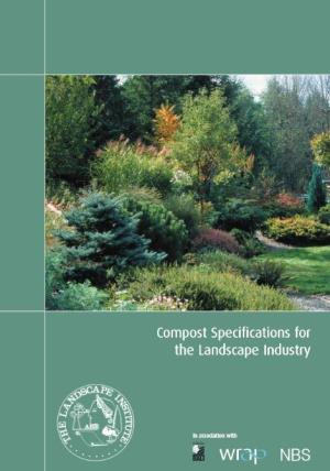 Compost Specifications for the Landscape Industry