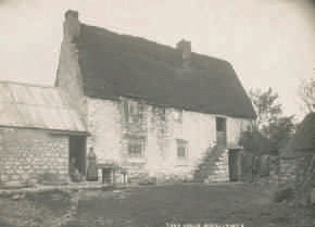 Heather thatched roof house