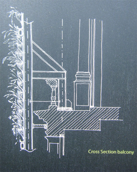 Living fa&ccedil;ade construction detail