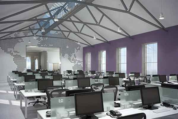 An artist's impression of the interior space of the refurbished Old Post Office