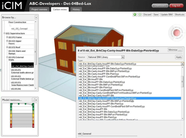 Fig 3.1 Environmental assessment of models using IFC