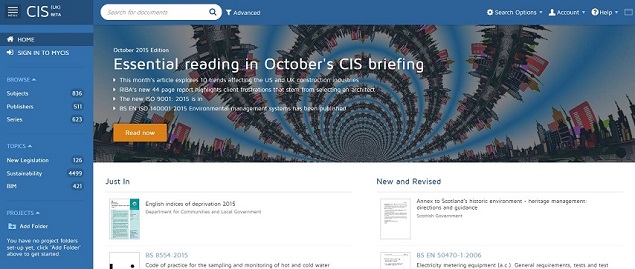 Construction Information Service