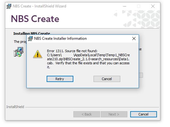 NBS Issue Screenshot