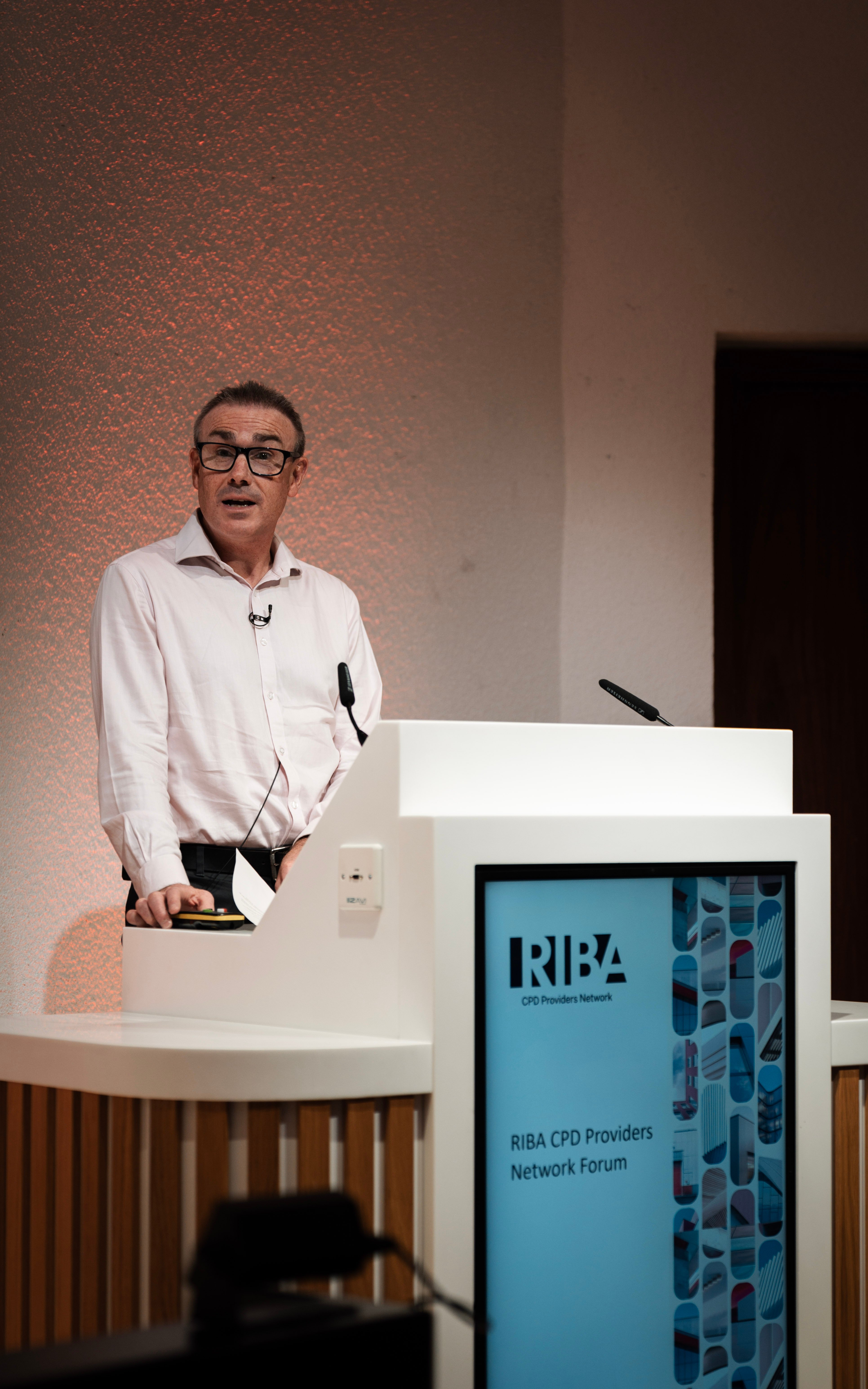 RIBA CPD Forum - Anthony Turner presenting