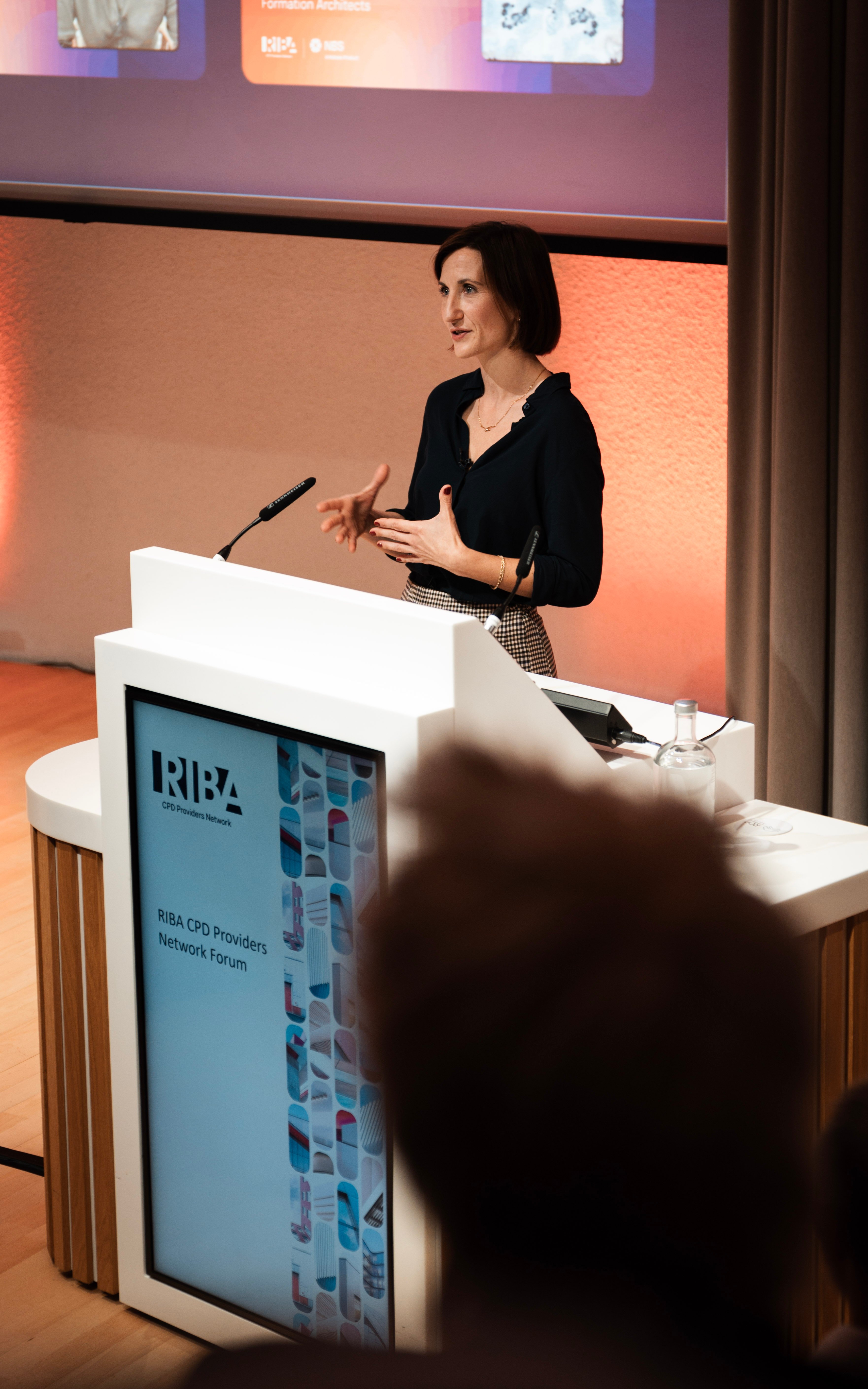 RIBA CPD Forum - Eva Wood presenting