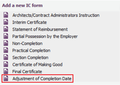 adjustment-completion-date
