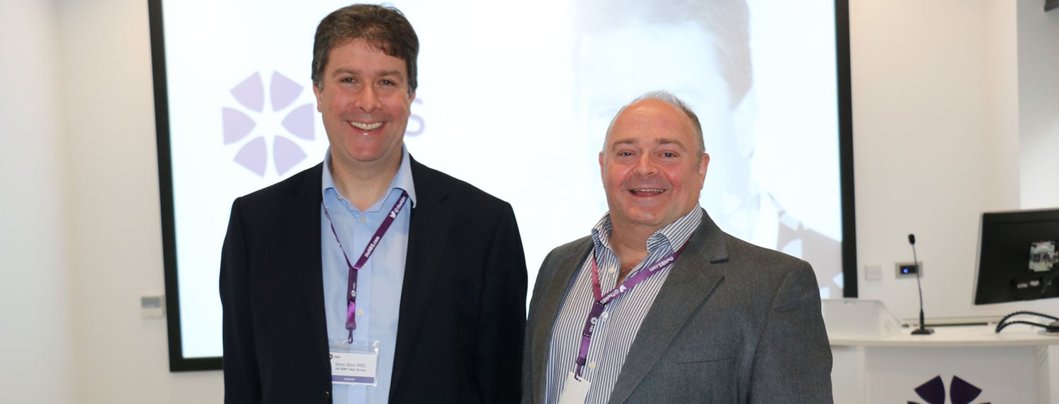 Mark Bew MBE visits NBS to talk 'Digital Built Britain'