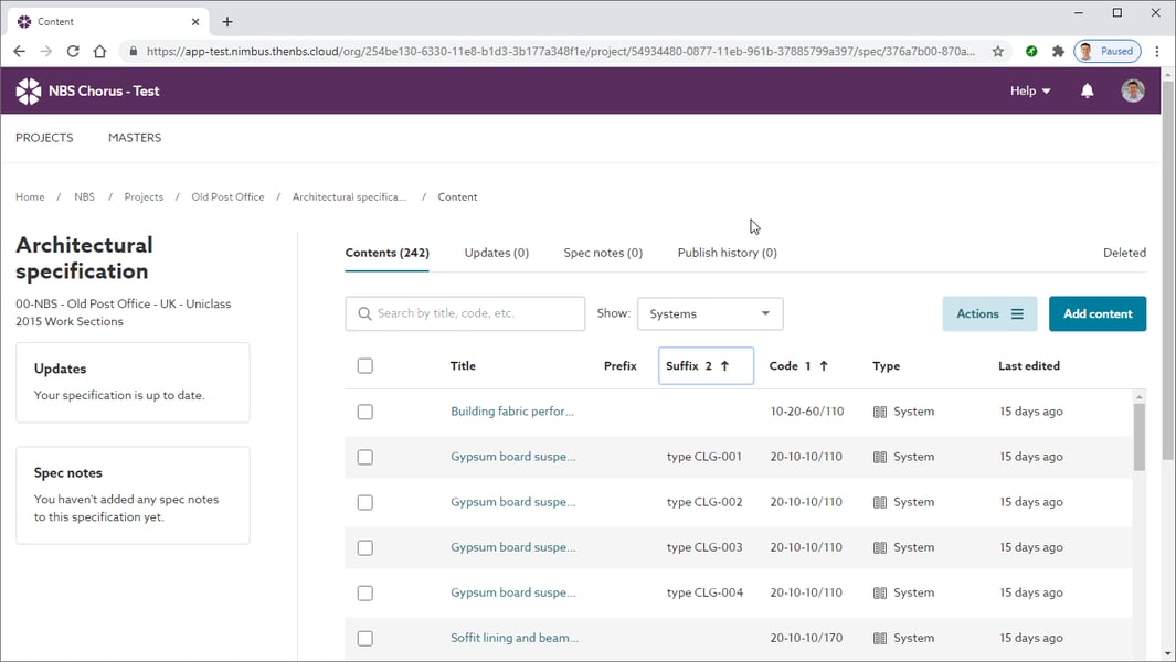 NBS Chorus for NBS Create users