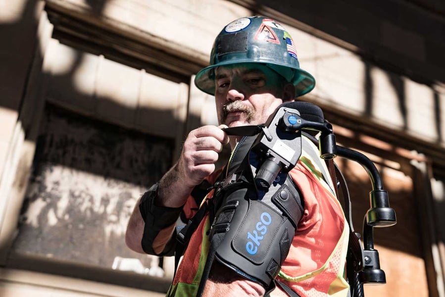 Exoskeleton set to take the strain for construction workers