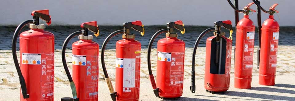 Fire extinguisher types - How to choose, identify, maintain and use firefighting equipment