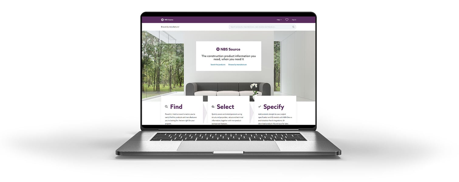 NBS Source - The Future of Construction Product Information