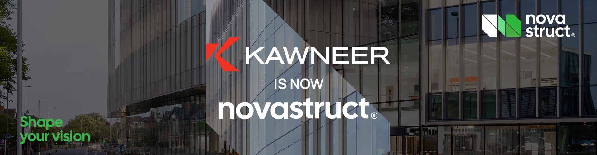 Kawneer is now Novastruct UK: a stronger partner for specifiers
