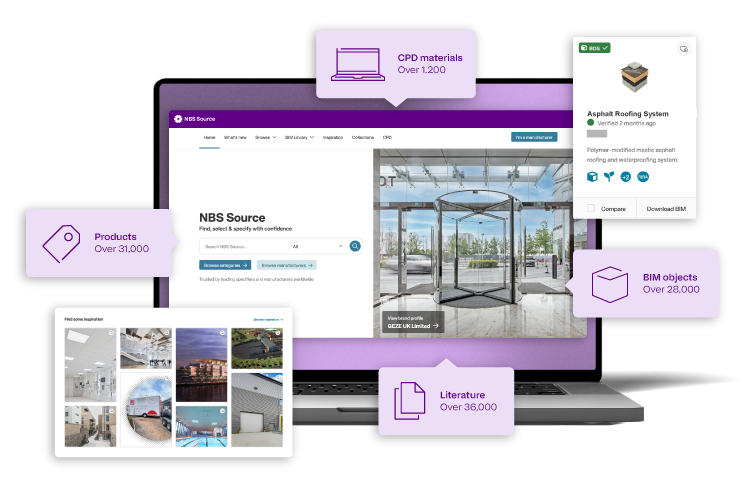 Specifier site imagery_Source product page_Header