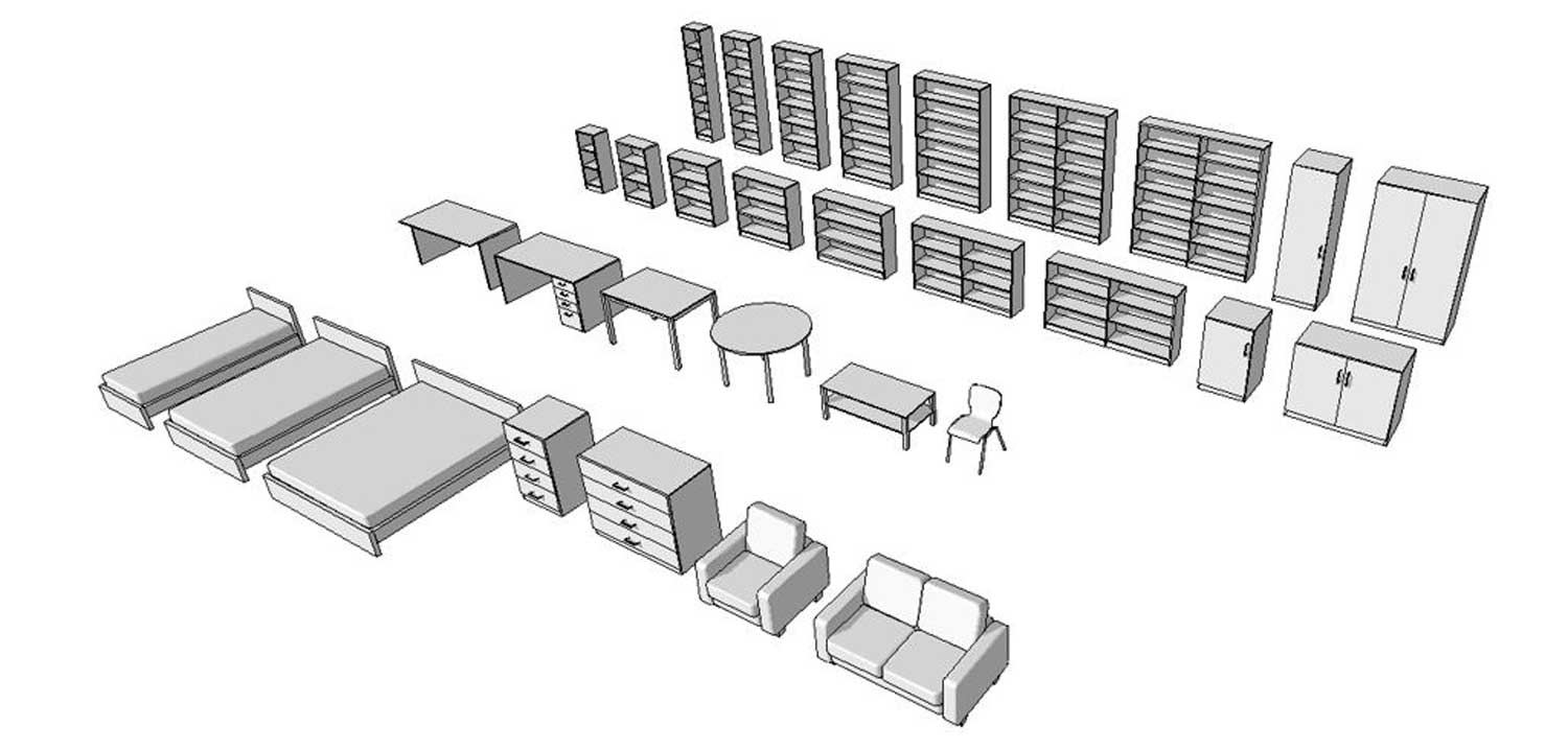 Parts library. Библиотека архикад. Мебель для архикада. Библиотека профилей для архикада. Диван архикад.